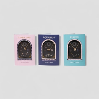 Horoscope Necklace Card Horoscope Necklace Card