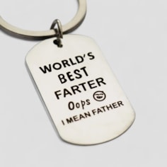 World's Best Farter Keyring World's Best Farter Keyring