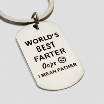 World's Best Farter Keyring World's Best Farter Keyring