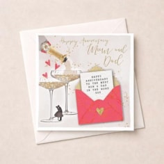 Anniversary Card - Mum and Dad Anniversary Card - Mum and Dad
