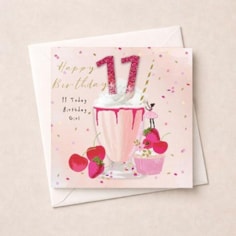 Age 11 Birthday Card - Yummy Birthday Treat