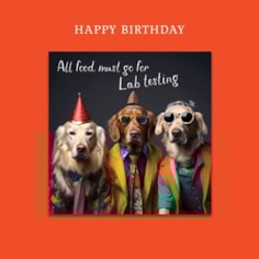 Magnet Card - All Food Must Go For Lab Testing Magnet Card - All Food Must Go For Lab Testing