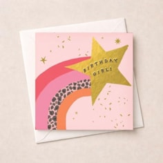 Birthday Card - Shooting Star