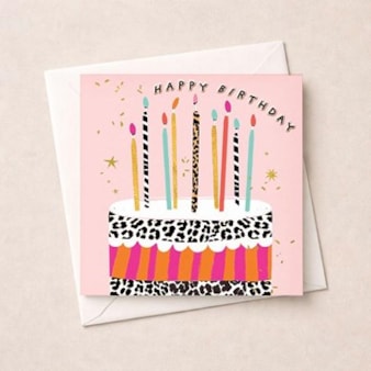 Birthday Card - Birthday Cake