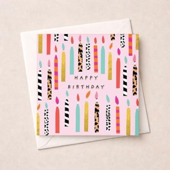 Birthday Card - Birthday Candles