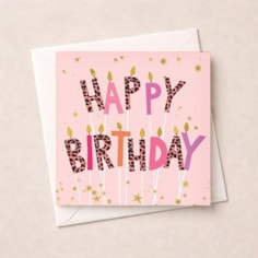 Birthday Card - Birthday Candles