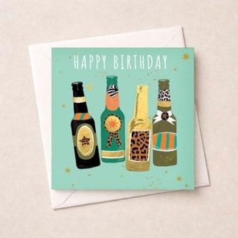 Birthday Card - Birthday Beers Birthday Card - Birthday Beers