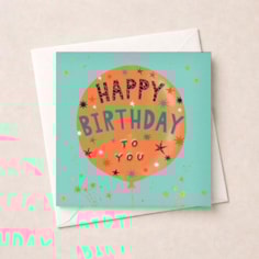 Birthday Card - Birthday Balloon