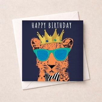 Birthday Card - Tiger King Birthday Card - Tiger King