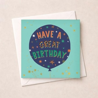 Birthday Card - Great Birthday