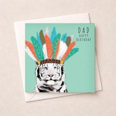 Dad Birthday Card - Tiger King
