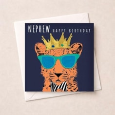 Nephew Birthday Card - Tiger King Nephew Birthday Card - Tiger King