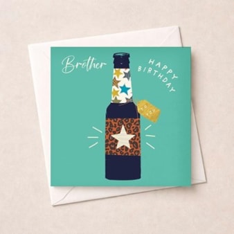 Brother Birthday Card - Birthday Beer Brother Birthday Card - Birthday Beer
