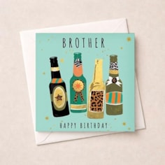 Brother Birthday Card - Birthday Beers Brother Birthday Card - Birthday Beers
