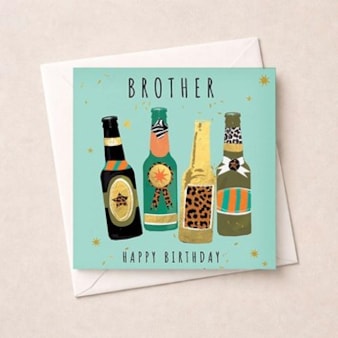 Brother Birthday Card - Birthday Beers Brother Birthday Card - Birthday Beers