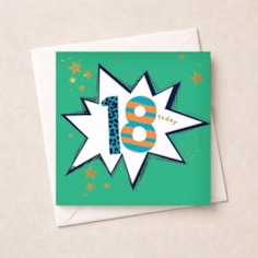 Age 18 Birthday Card - 18 Today