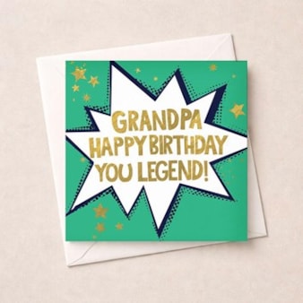 Grandpa Birthday Card - You Legend Grandpa Birthday Card - You Legend