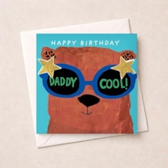 Daddy Birthday Card - Daddy Cool Daddy Birthday Card - Daddy Cool