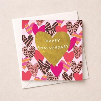 Anniversary Card - All The Hearts
