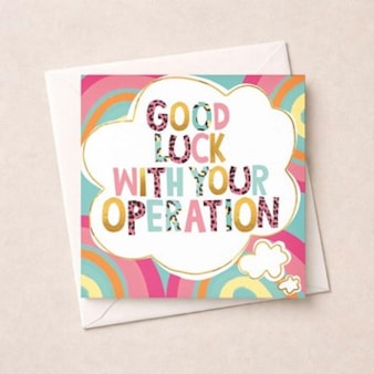 Get Well Soon Card - Operation