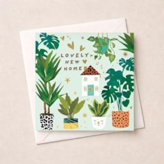 New Home Card - House Plants New Home Card - House Plants