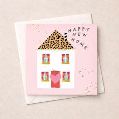 New Home Card - Pink Heart