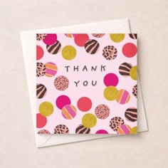 Thank You Card - Dots Thank You Card - Dots