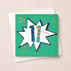 Age 11 Birthday Card - 11 Today