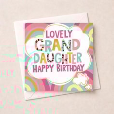 Granddaughter Birthday Card - Cloud Granddaughter Birthday Card - Cloud