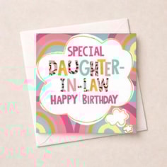 Daughter-in-Law Birthday Card - Special Daughter-in-Law Daughter-in-Law Birthday