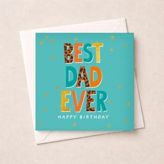 Dad Birthday Card - Words Dad Birthday Card - Words
