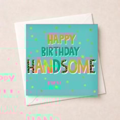 Birthday Card - Words Birthday Card - Words