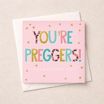 Mum-to-Be Card - Words Mum-to-Be Card - Words