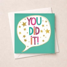 Congratulations Card - Speech Bubble