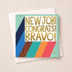 New Job Card - Congrats!