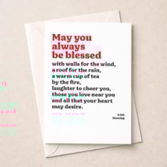 Open Card - May You Always Be Blessed