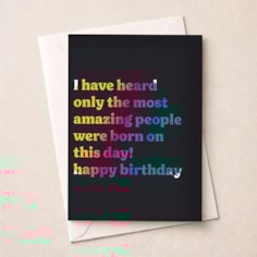 Birthday Card - Most Amazing People Were Born On This Day Birthday Card - Most Amazing People Were Born On This Day