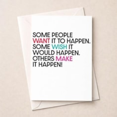 Just To Say Card - Others Make It Happen