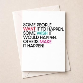 Just To Say Card - Others Make It Happen