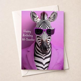 Birthday Card - Mr Smoothie Birthday Card - Mr Smoothie