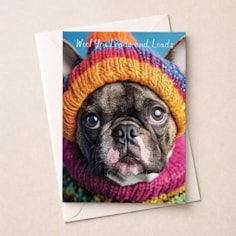 Just To Say Card - Woof You Loads And Loads Just To Say Card - Woof You Loads And Loads