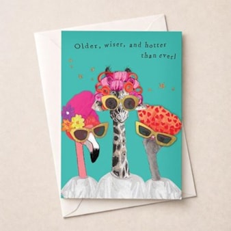 Birthday Card - Older Wiser And Hotter Than Ever Birthday Card - Older Wiser And Hotter Than Ever