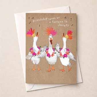 Open Card - Friendship Saves Us a Fortune In Therapy Open Card - Friendship Saves Us a Fortune In Therapy