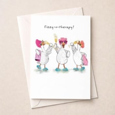 Open Card - Fizzy-O-Therapy Ducks