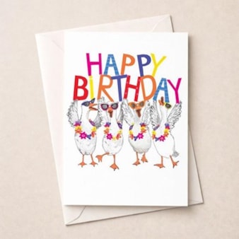 Birthday Card - Birthday Ducks Birthday Card - Birthday Ducks