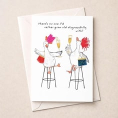 Open Card - Grow Old Disgracefully Ducks