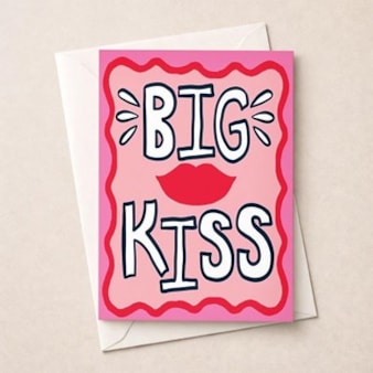 Anniversary Card - Big Kiss Anniversary Card - Big Kiss