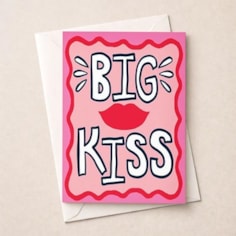Anniversary Card - Big Kiss Anniversary Card - Big Kiss
