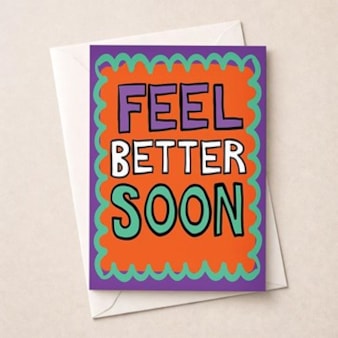 Get Well Soon Card - Fell Better Soon Get Well Soon Card - Fell Better Soon