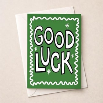 Good Luck Card - Good Luck Good Luck Card - Good Luck